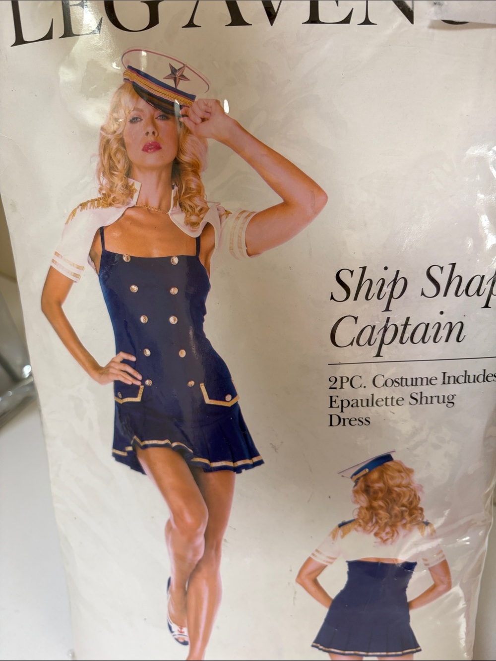Vintage 2000s Leg Avenue Sailor Halloween Costume